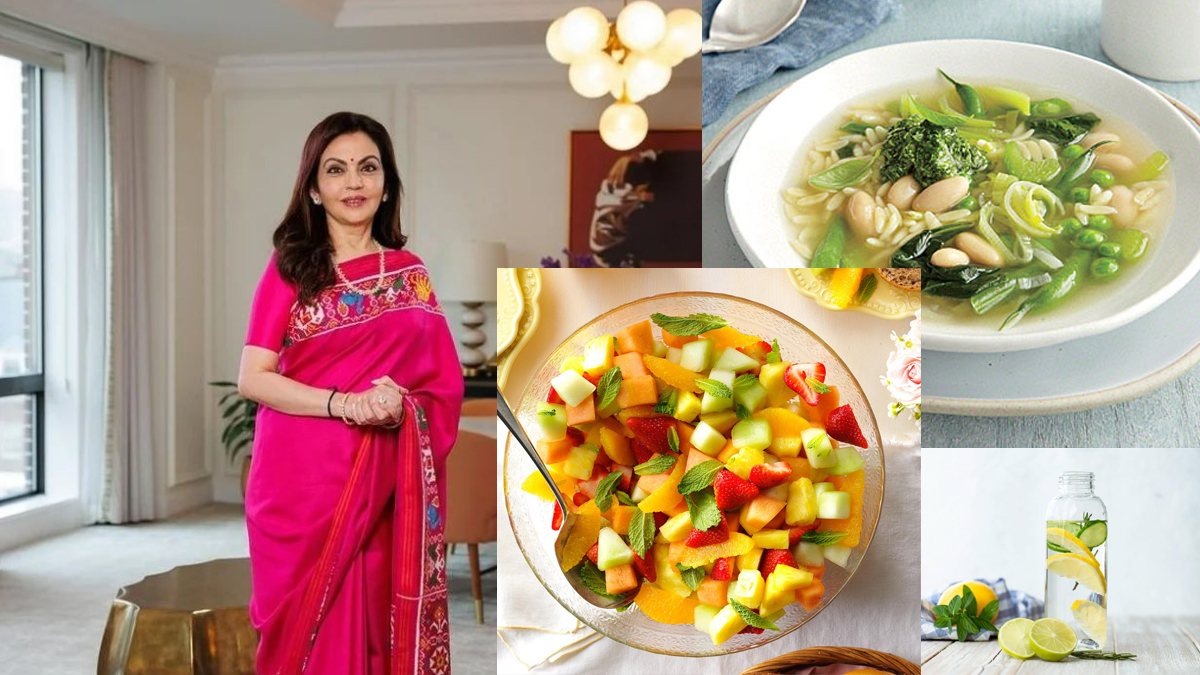 Nita Ambani’s Diet Plan: From Breakfast To Dinner, Here’s What Mukesh Ambani’s Wife Eats and Drinks